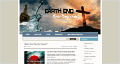 Desktop Screenshot of earthend-newbeginning.com